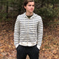 Mens Striped Hoodie