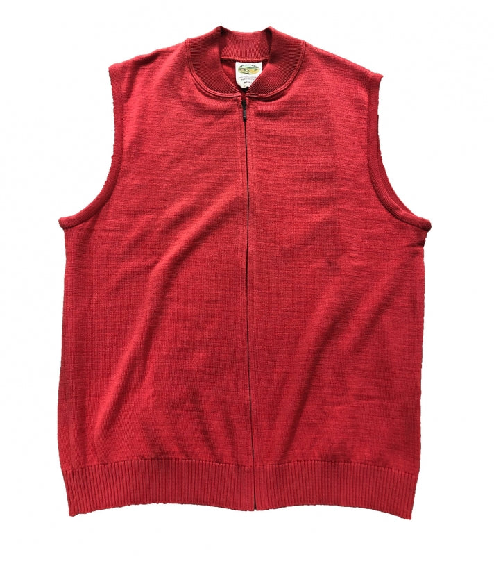 Men's zipper front sweater vest sale